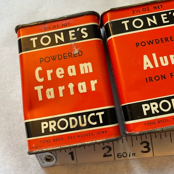 Set of two Tone’s vintage spice tins - Picture 8 of 8